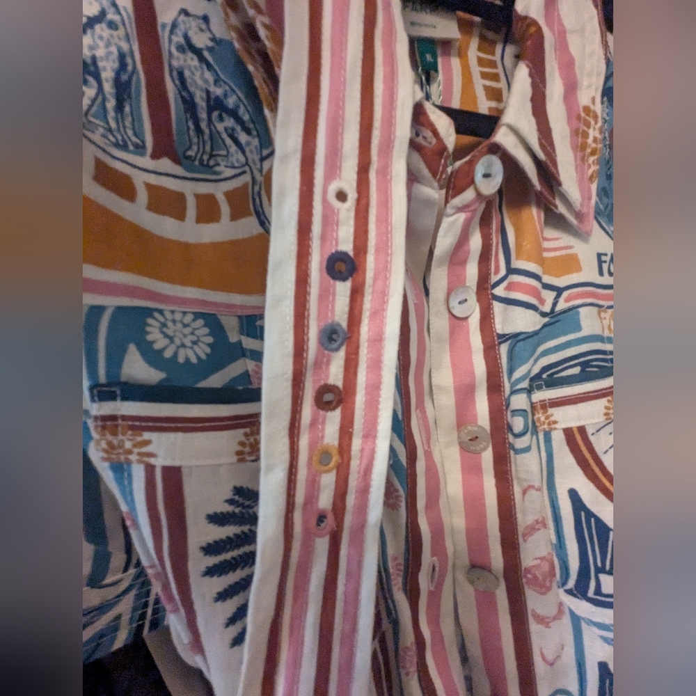 FARM Rio Cerrado Linen Mini Dress - Picture 7 of 8